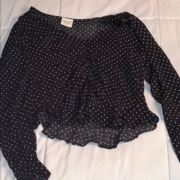Tillys polka dot blouse - Picture 1 of 2